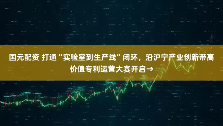 国元配资 打通“实验室到生产线”闭环，沿沪宁产业创新带高价值专利运营大赛开启→