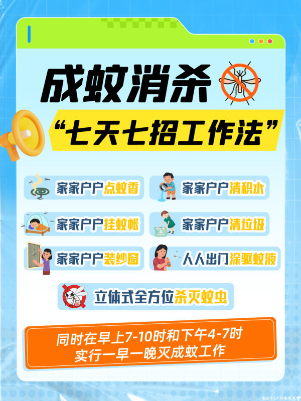 配资乐 学起来！七天七招工作法，有效防蚊灭蚊
