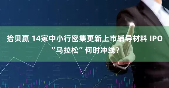 拾贝赢 14家中小行密集更新上市辅导材料 IPO“马拉松”何时冲线？